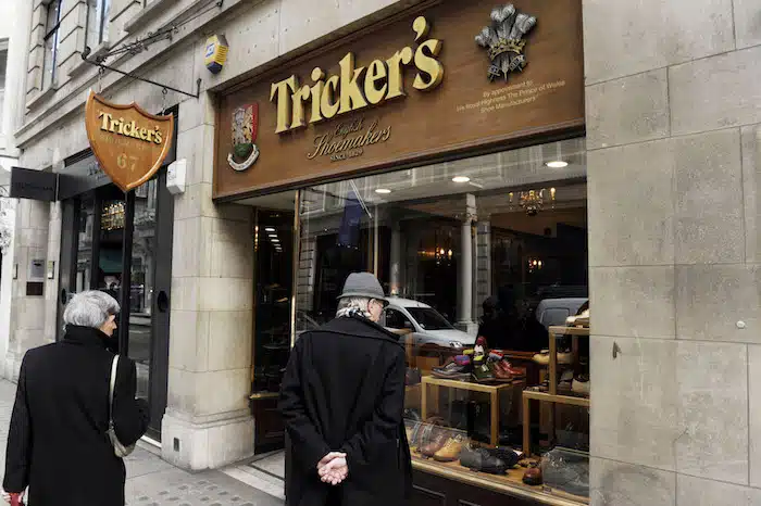 Tricker's shoe shop