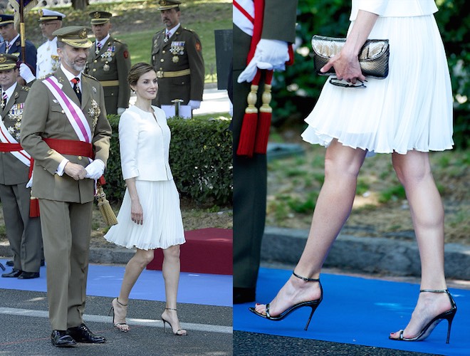 Letizia di Spagna vestiti e scarpe