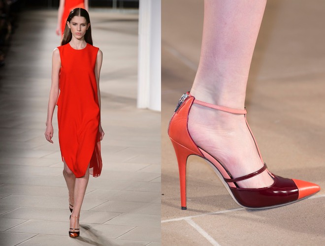 Scarpe per vestito rosso