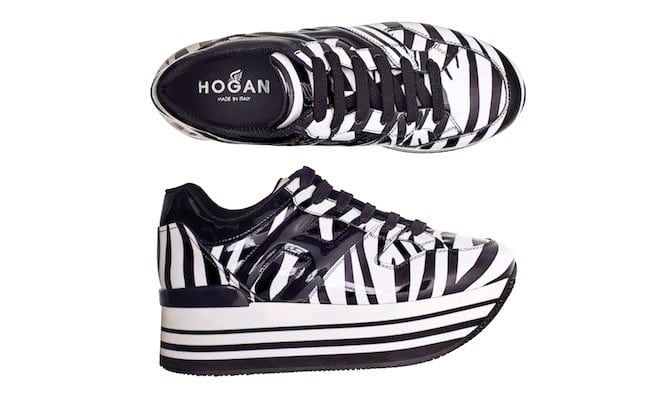 Hogan scarpe sportive zeppa