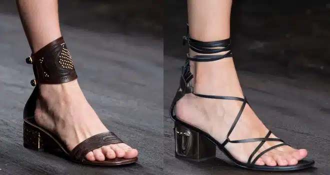 Tacco comodo sandali Valentino 2016