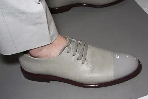 Corneliani scarpe grigie uomo