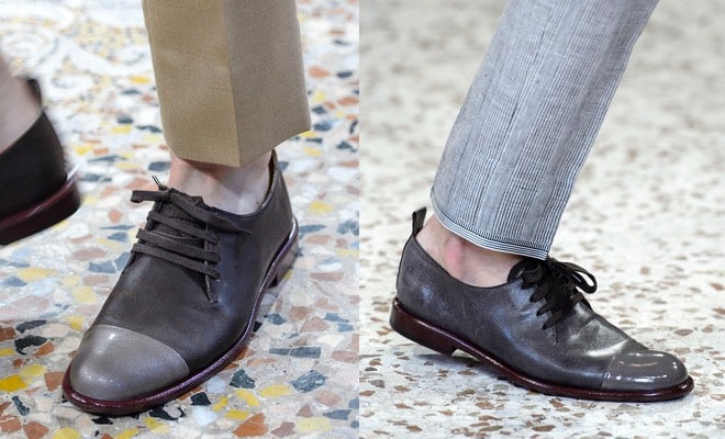 Corneliani scarpe grigie uomo estate 2016