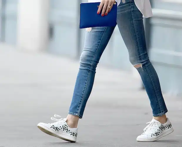 Olivia Palermo scarpe e jeans