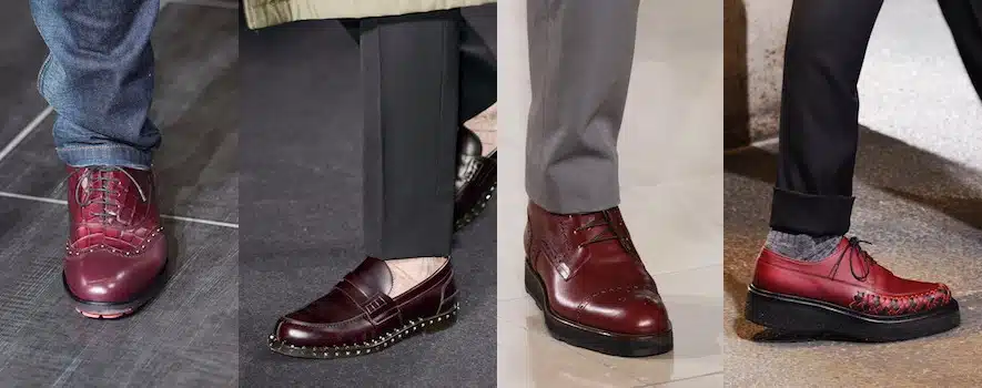 Uomo scarpe firmate bordeaux 2017