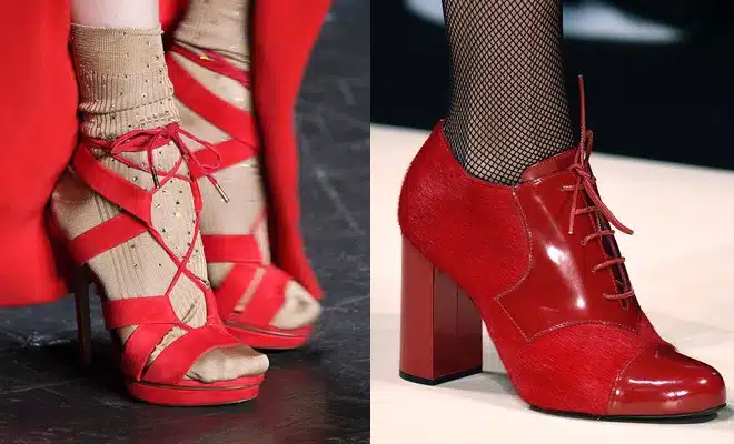 scarpe-rosse-sandali-calze-calzini