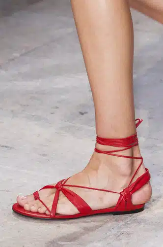 Leonard sandali rossi 