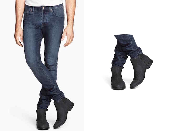 jeans stivaletti uomo
