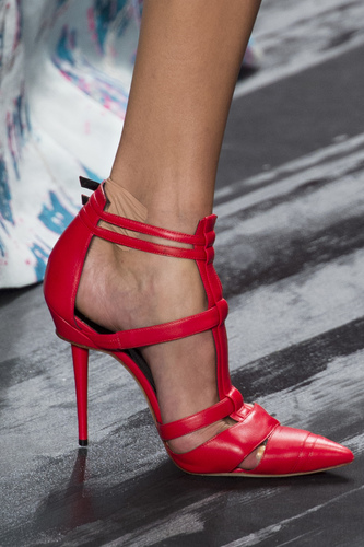 J Mendel scarpe rosse estate 2015