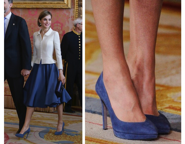 scarpe e vestiti Letizia di Spagna
