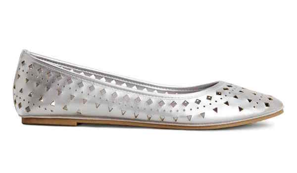 ballerine argento