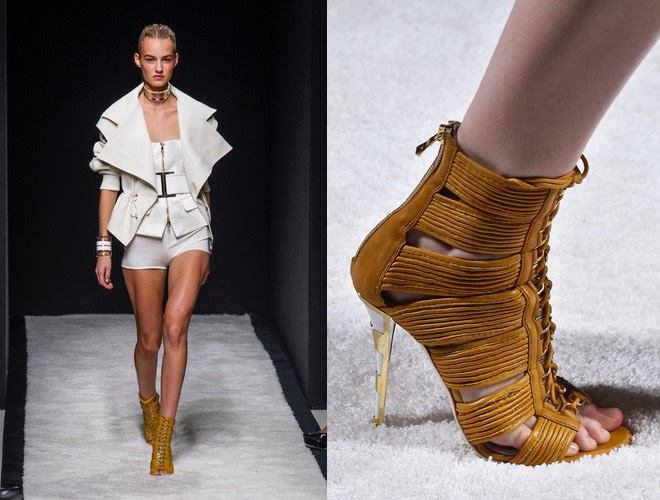 stivaletti tacco alto estate 2015 Balmain