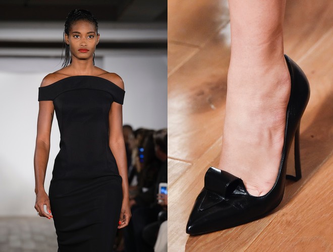 scarpe e vestito nero estate 2015
