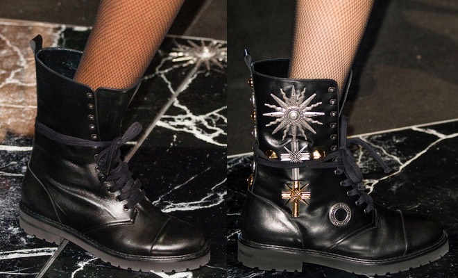 Stivaletti neri Fausto Puglisi 2016