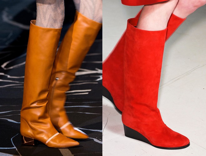 Stivali tacco basso inverno 2016