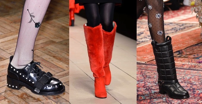 moda scarpe collant inverno 2017