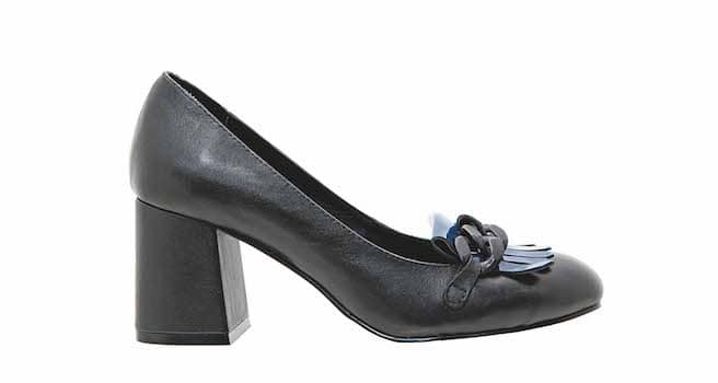 Scarpe tacco grosso Tosca blu inverno 2016