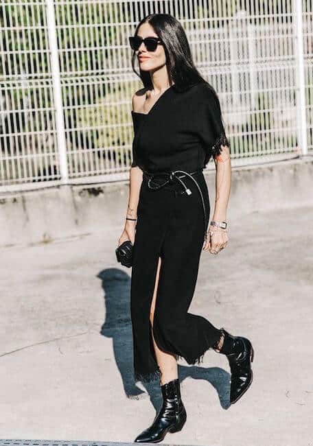 street-style-stivaletti-vestito-nero