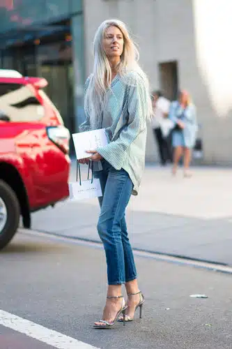 new-york street style jeans