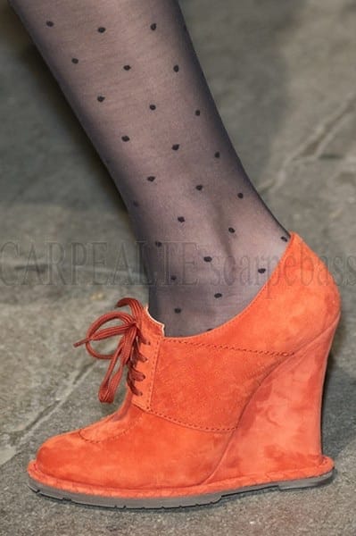 Bottega Veneta francesina con zeppa