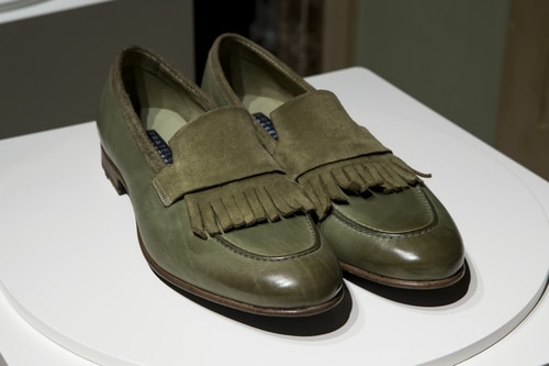 Fratelli Rossetti scarpe verdi uomo p-e 2017