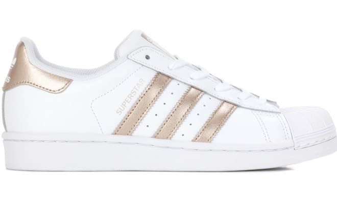 adidas original bianca oro donna