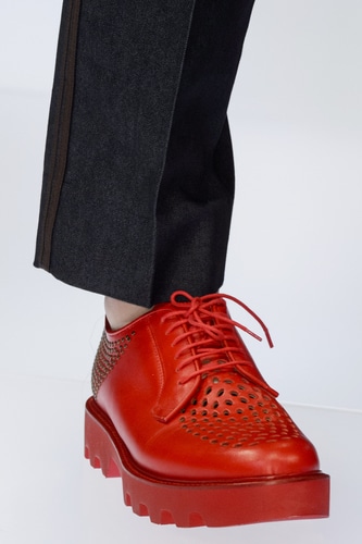 Emporio Armani scarpe rosse uomo estate 2017