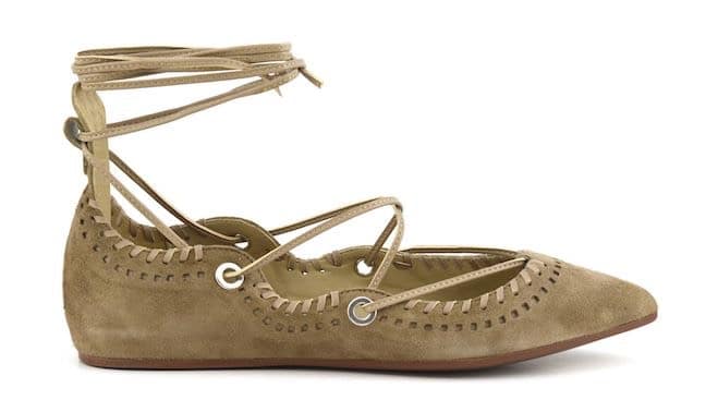 cafenoir ballerine estive con lacci