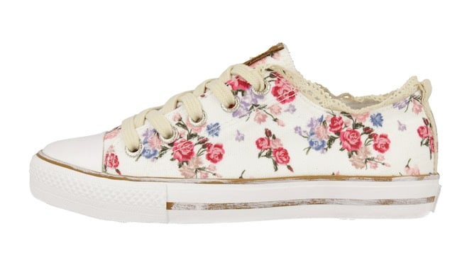 scarpe sportive bambina fiori e merletto Gioseppo KIDS