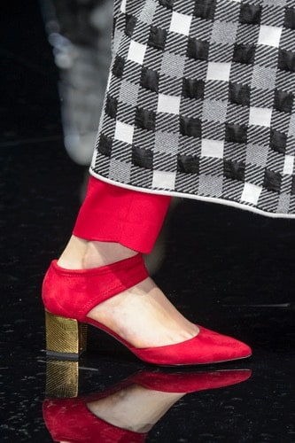 Emporio Armani donna scarpe autunno inverno 2017-2018 tacco medio