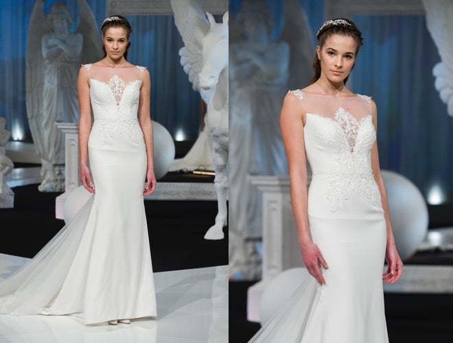 Nicole sposa 2018 vestito linea sirena