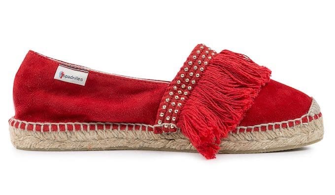 espadrilles donna rossa