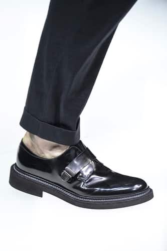 scarpe nere uomo giorgio armani estate 2018