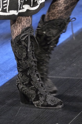 Anna Sui stivaletti stringati donna inverno 2018