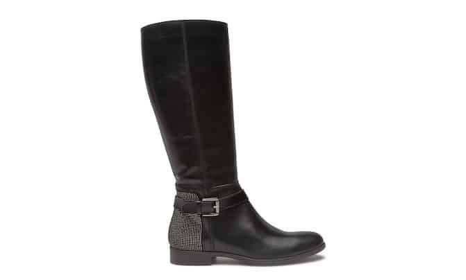 stivali bassi in pelle bata donna inverno 2017