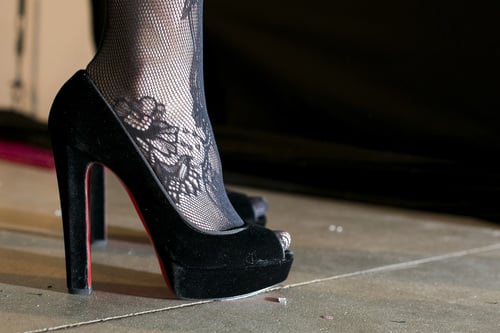 Naeem Khan scarpe velluto