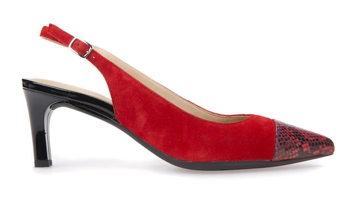 slingback rossa geox pe-e 2018