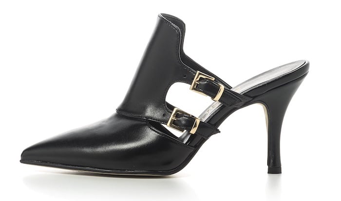 scarpe a punta aperte dietro ginger pe 18