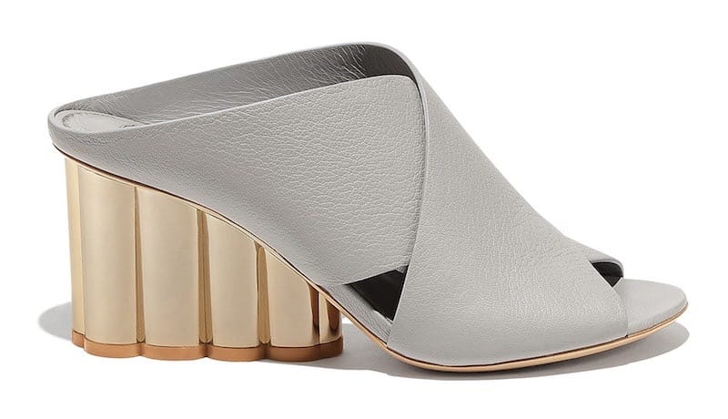 zeppa estiva ferragamo 2018 grigia oro