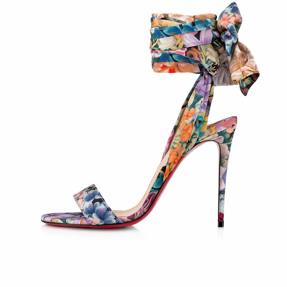 sandalo floreale louboutin primavera estate 2019