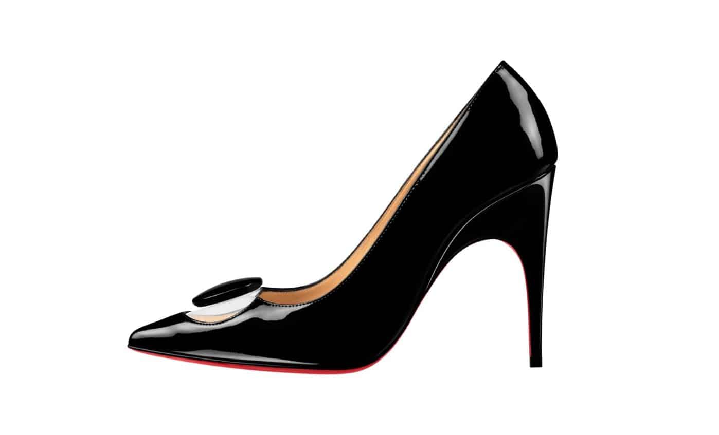 sandalo nero elegante classico louboutin 2019