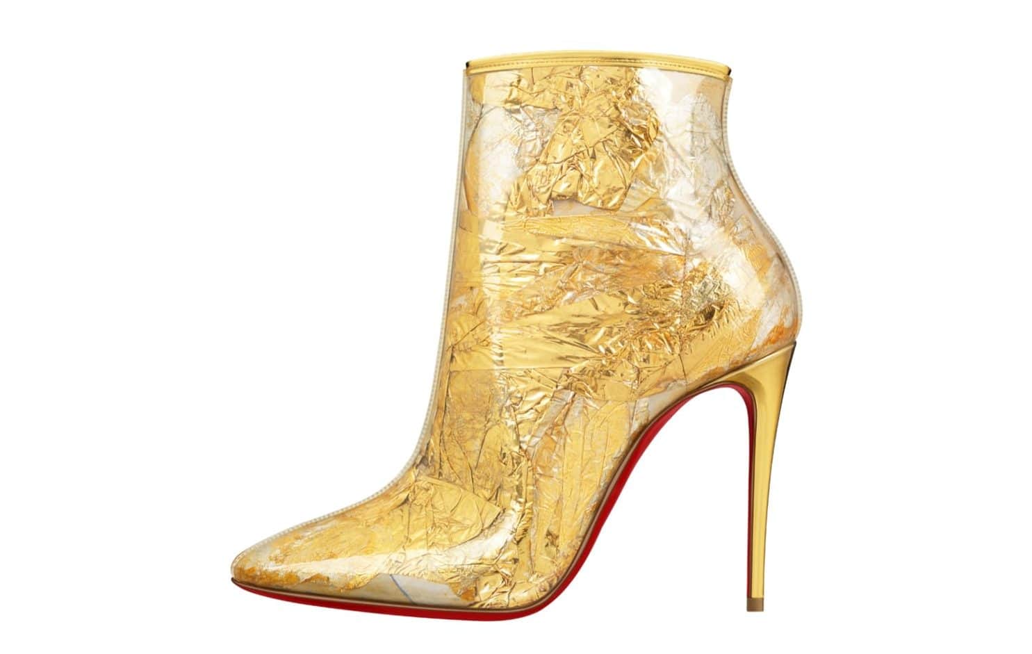 stivaletto oro christian louboutin spring summer 2019