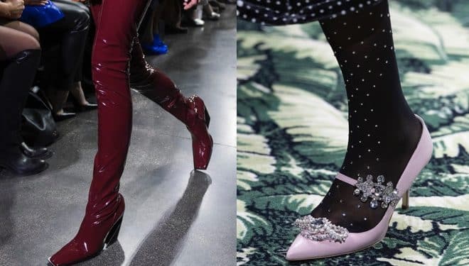 scarpe moda Parigi inverno 2019 2020