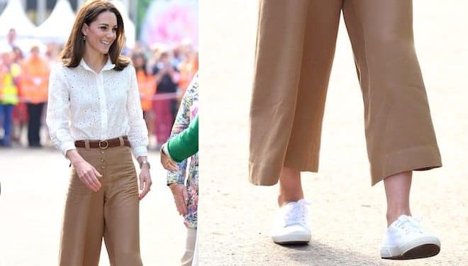 Kate Middleton superga bianche