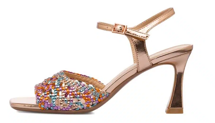 sandali donna oro e strass collezione pittarosso 2025